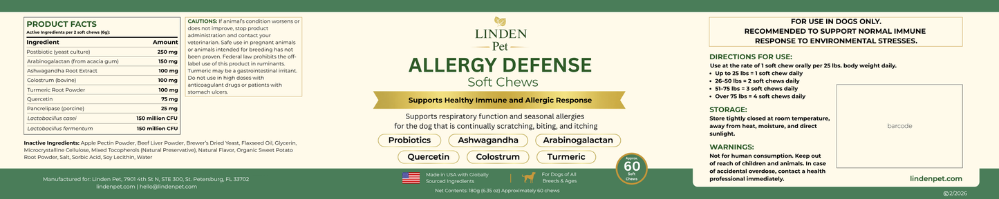 Allergy Defense Soft Chews