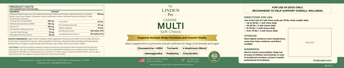 Canine Multi Soft Chews